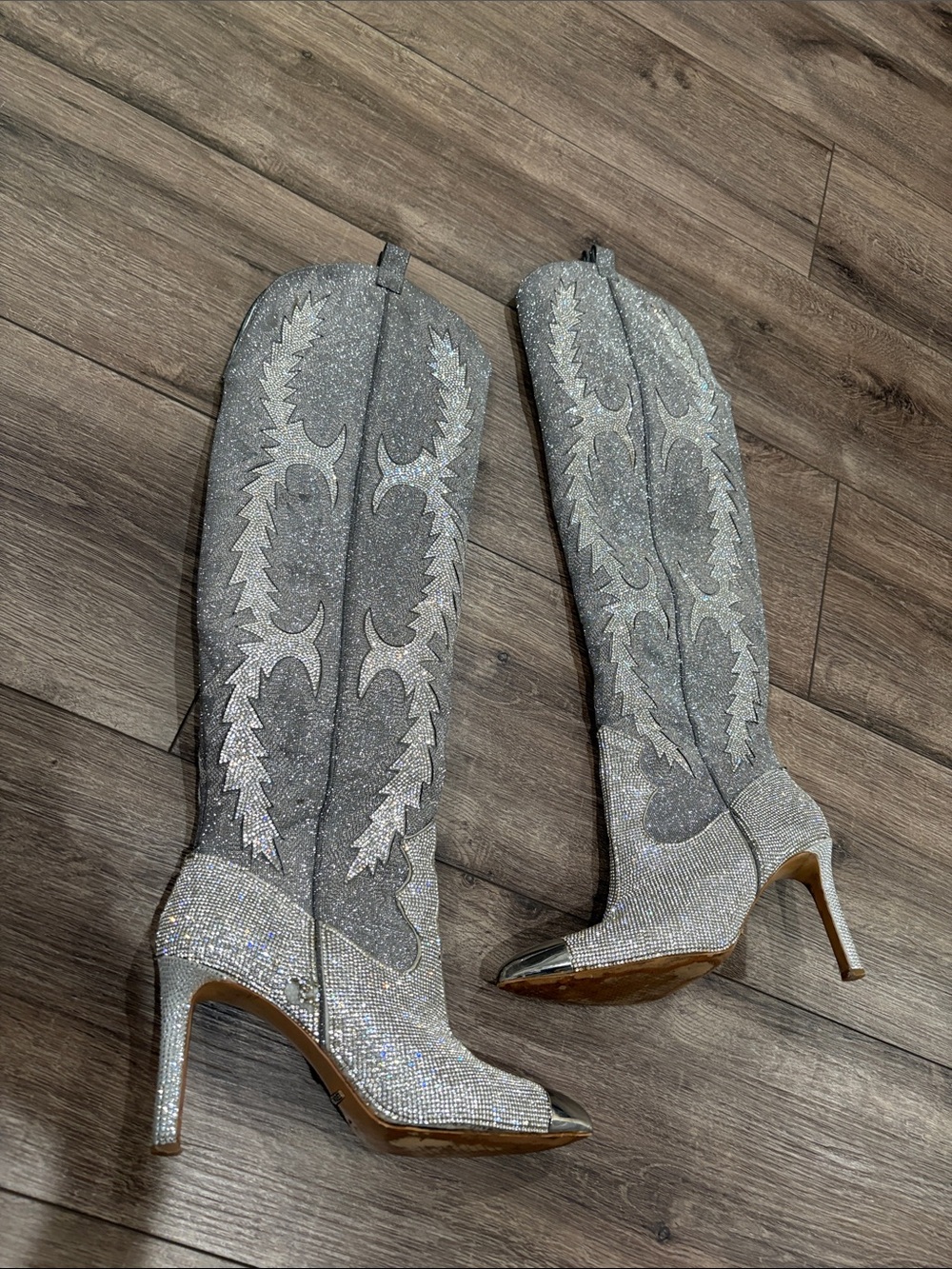 Gianni Bini rhinestone cowboy boots